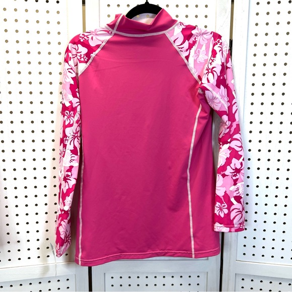Pink Long Sleeve Rash Guard - Picture 4 of 5